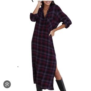Bella Dahl Mayfield Rolled Sleeved Duster Dress